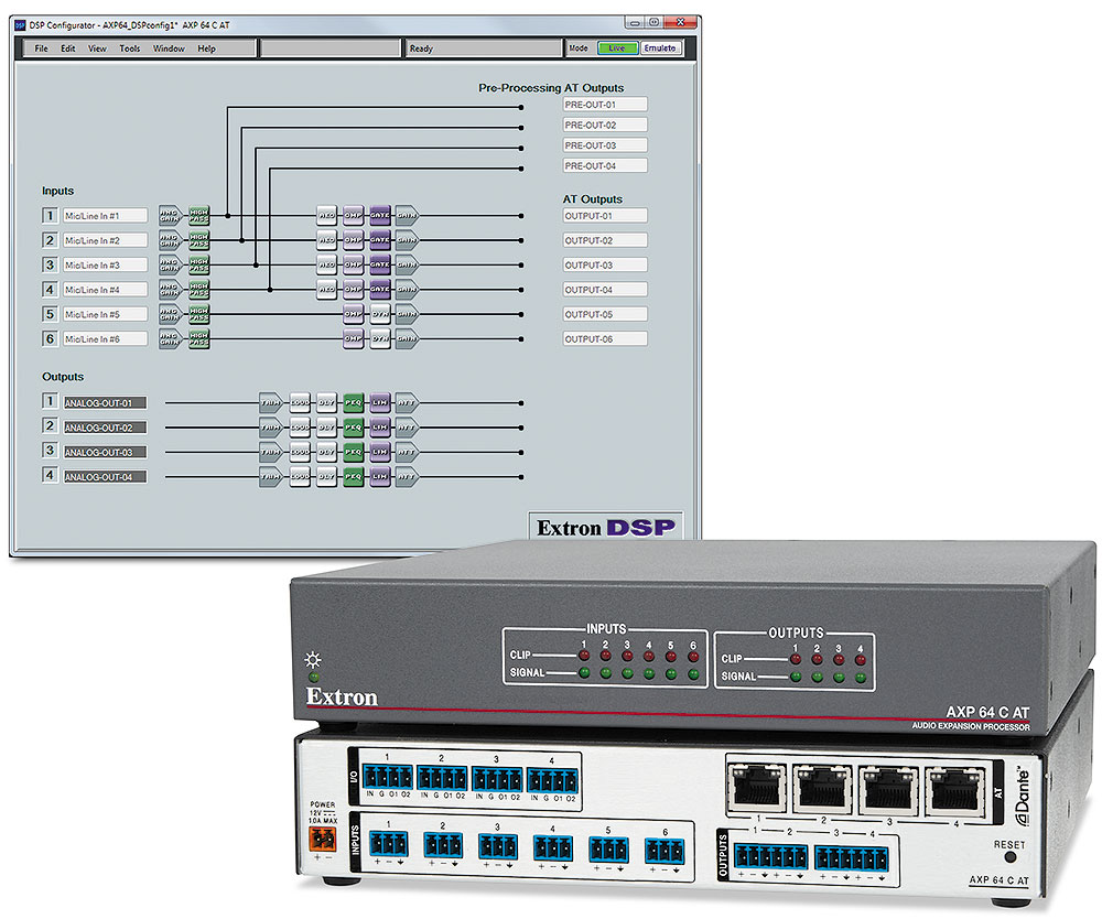 AXP 64 C AT with DSP Configurator Configuration Software