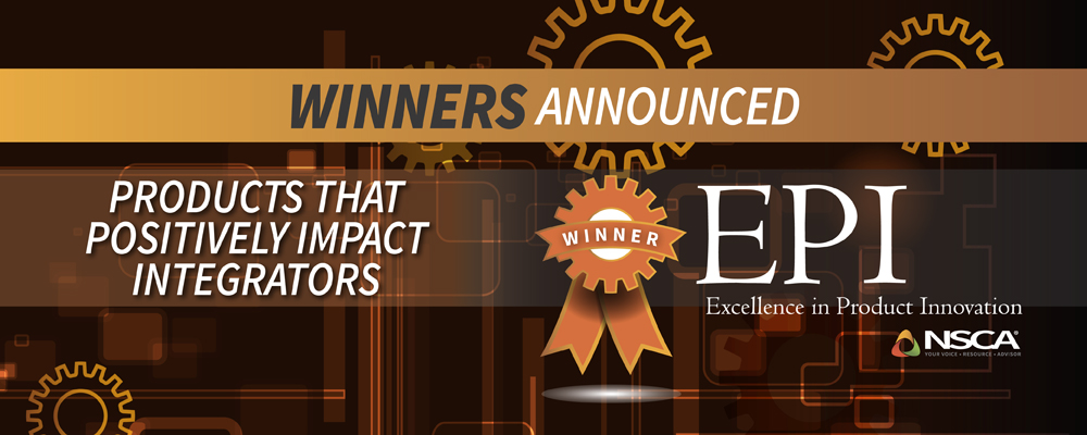 NSCA 2018 Excellence in Product Innovation Winner NSCA 2018 Excellence in Product Innovation Winner
