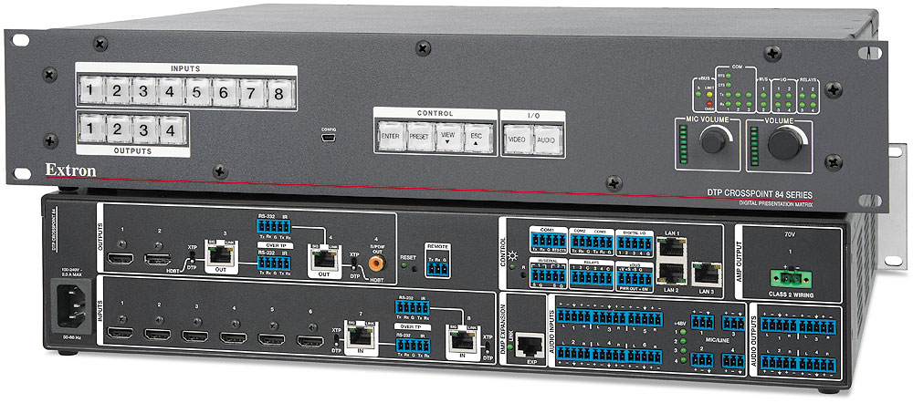 KTP - 8x4 Scaling Presentation Matrix Switchers with DTP Extension - 2 ...